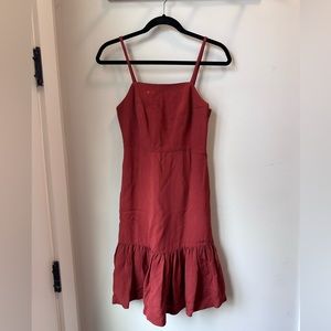Club Monaco Terracotta Midi Dress- 00